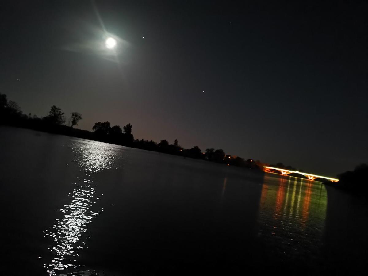 Hotel Hausboote Unteres Odertal Hausboot Kranich Schwedt an der Oder Esterno foto